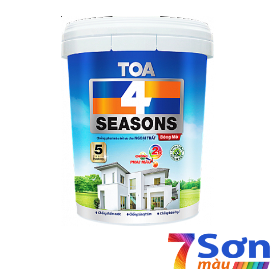 Sơn nước ngoại thất TOA 4 Seasons Bóng Mờ