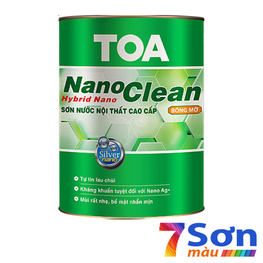 Sơn nước nội thất cao cấp TOA NanoClean bóng mờ