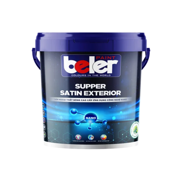 SUPPER SATIN EXTERIOR - SƠN NGOẠI THẤT BÓNG ỨNG DỤNG CÔNG NGHỆ NANO