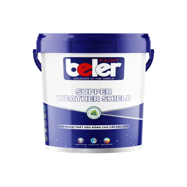 SUPPER WEATHER SHIELD - SƠN NGOẠI THẤT SIÊU BÓNG CAO CẤP ĐẶC BIỆT